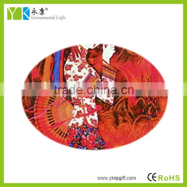 Wholesale Beautiful Folk Customs Young Lady Modern Chinese Wall Art Painting photo-5