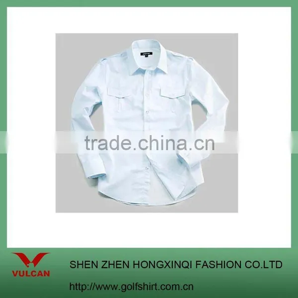 2012 Newest Men`s Outdoor Shirt With Polycotton Fabric