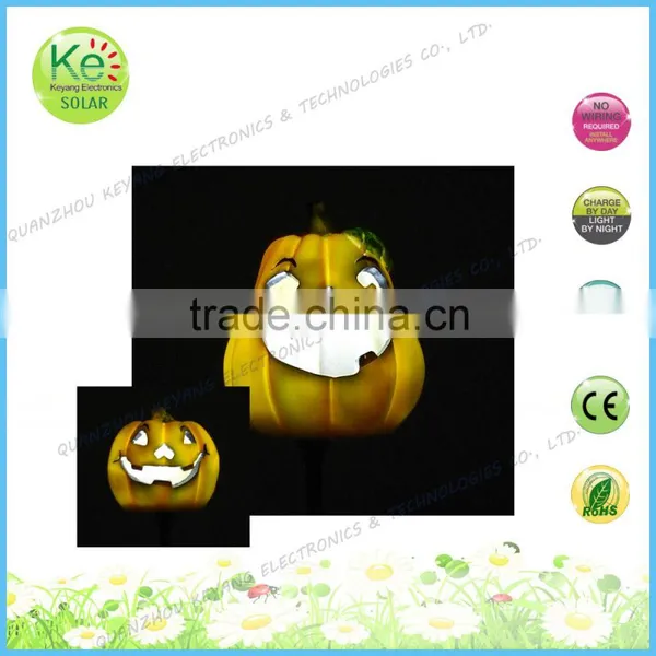Halloween Pumpkin Man Courtyard Solar Led Stake Light photo-2