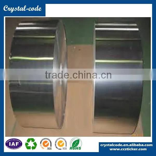 100% Wood Pulp Pantone Color Side Cut Clean Varnishing Aluminum Foil Sticker photo-3