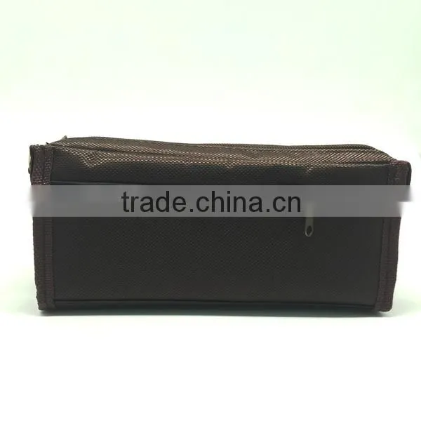 Brown Color School Stationery Zipper Pencil Case photo-3