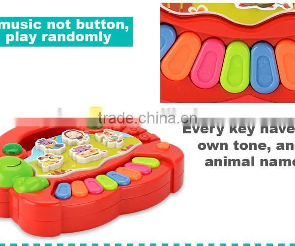 2015 Very Cheap Battery Operated Toy Cartoon Keyboard Music Instrument photo-3