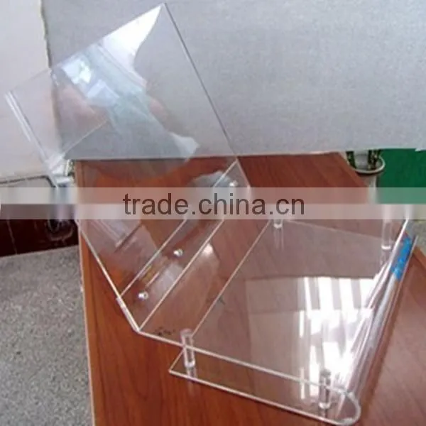 Acrylic computer/notebook base stand