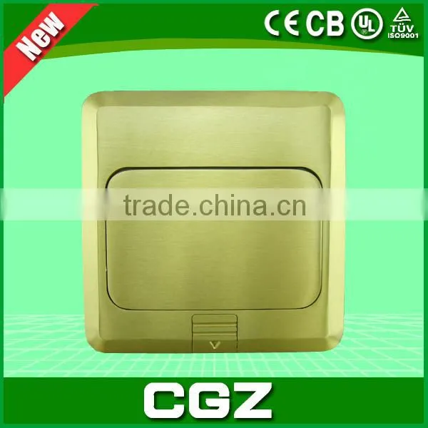CGZ Brand 2015 New Hot Sale Battery Powered Plug Floor Socket High Quality