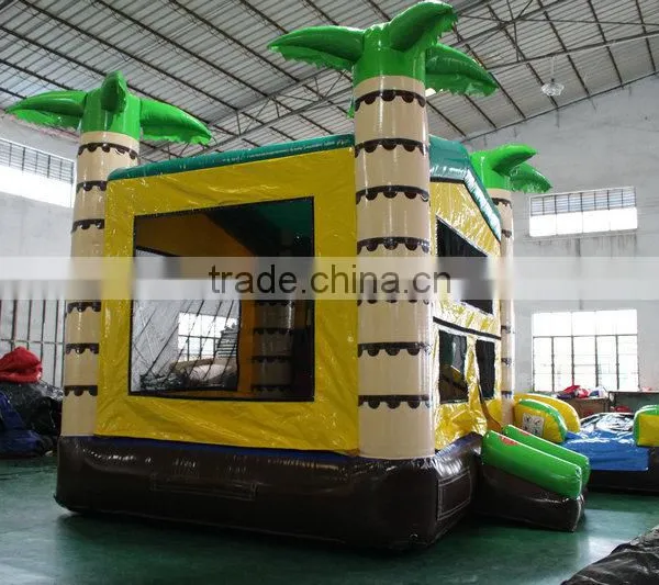 2016 New Design China Sunjoy Inflatable Jungle Combo Castle Combo With Slide for Sale Outdoors photo-6