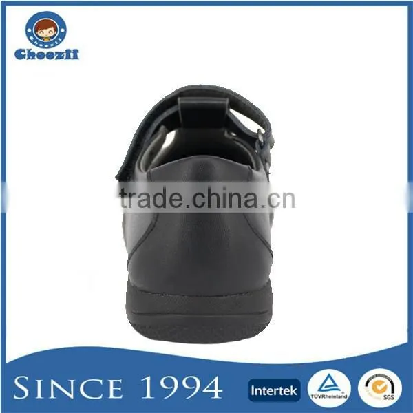 Hot Girls T Strap Black School Shoes With Action Leather photo-6