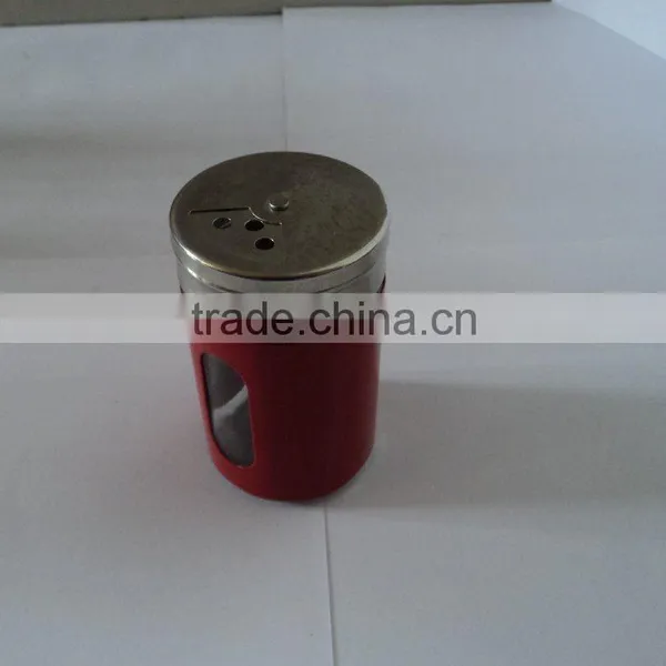 Spice Glass Jar With Coating