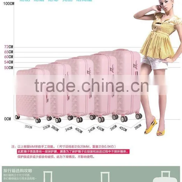 2016 Chinese Suitcase Colorful ABS PC Zipper Hard Luggage photo-4