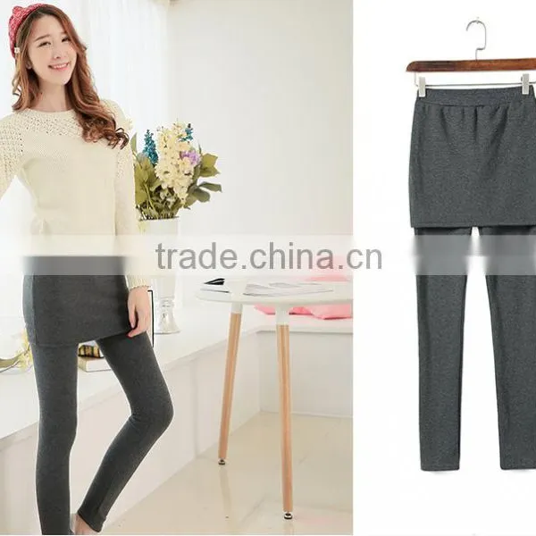 2016 New Design Fashion Women Render Divided Skirt Fashion Softtextile Women Pant Shirt New Style photo-2