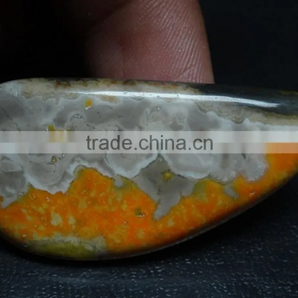 Natural Bumble Bee Jasper Gemstone Cabochon Pear Cut With Wholesale Price photo-4