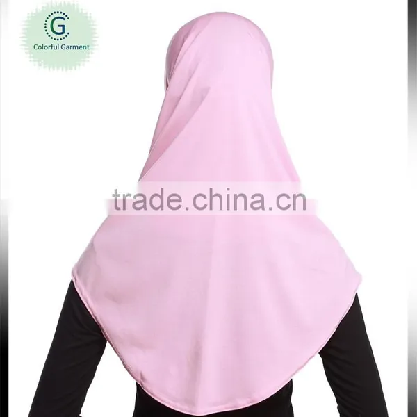 Muslim Lady Plain Fabric Cover Neck Inner Hat photo-3