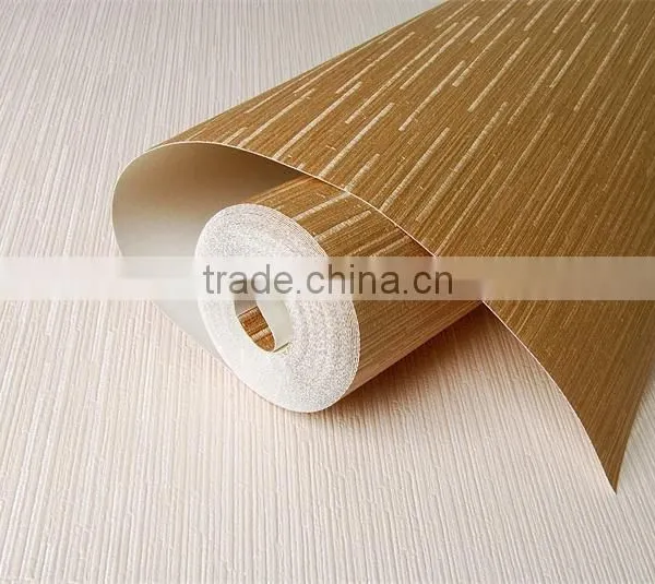 Golden Waterproof Vinyl Motel Wallpaper photo-4
