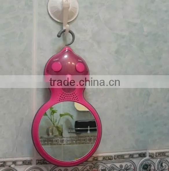 Hot Selling With Hook and Mirror Waterproof Radio photo-4