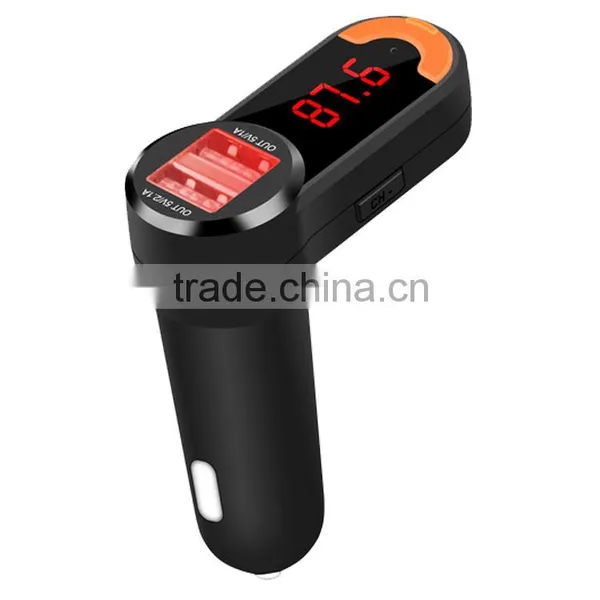 Factory Supply, Car Kit MP3 Player Wireless Hands-free Bluetooth FM Transmitter, New Arrival photo-3