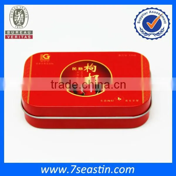 tin box for health care medicine pills needlework tin can