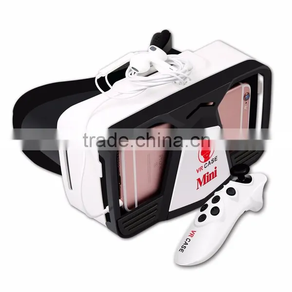 2016 Factory Price Support Smart Phone Mini VR Box 3D Video Glasses photo-3