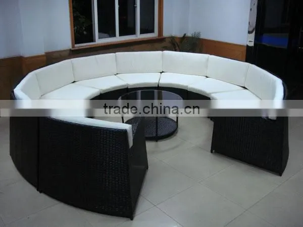 Garden Large Round Sofa Group Color Customized photo-2