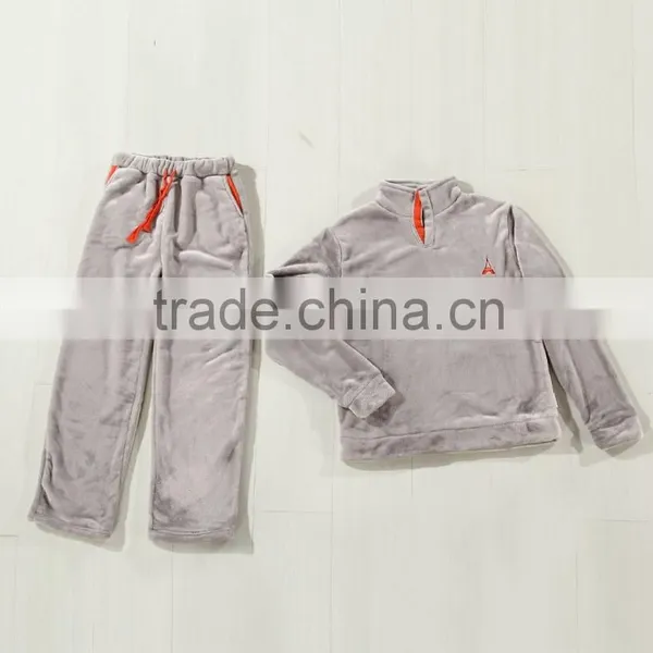 Grey Cheap Organic Suit Bathrobe photo-2
