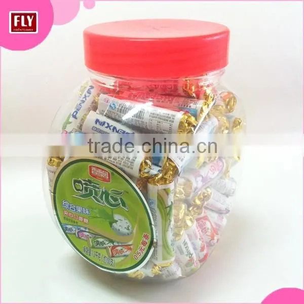 Gourmet Food Fruit Chewing Gum, Center Filled Bubble Gum With Jam photo-5