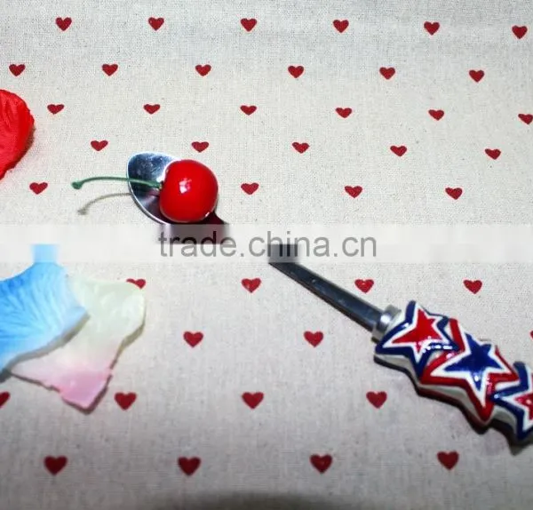 Hot Sale Children Mini Stainless Steel Spoon, Fork and Knife With Cute Resin Handle photo-2