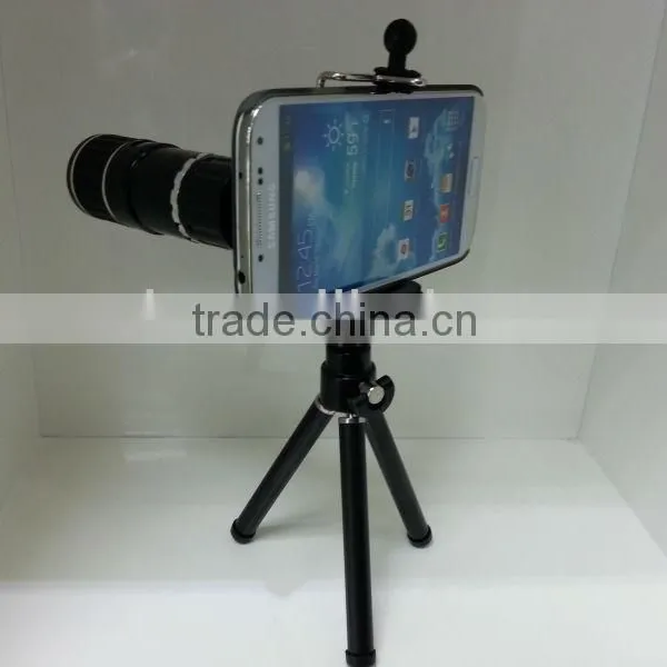 12x Zoom Optical Camera Telescope Lens + Tripod Case For Samsung Galaxy S4 photo-3