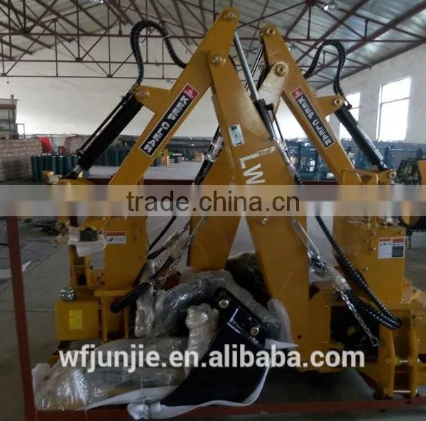 Hot Selling 40hp 4wd Farm Tractor Towable Backhoe