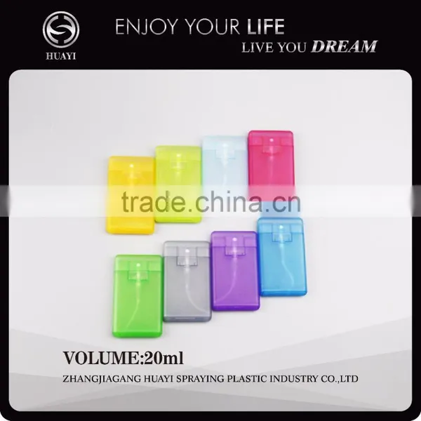 Colorful Plastic Pocket Sized 20ml Credit Card Perfume Bottle photo-6