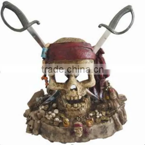 Resin Dringking Pirate Skeleton Statue photo-6