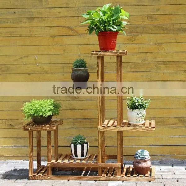 2016 Wooden Flower Pot Stand Pictures photo-3