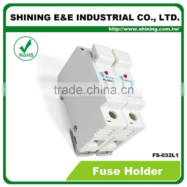 FS-032L1 Embedded Indicator 110V 32A 2 Pole RT18-32 Ceramic Fuse Holder photo-3