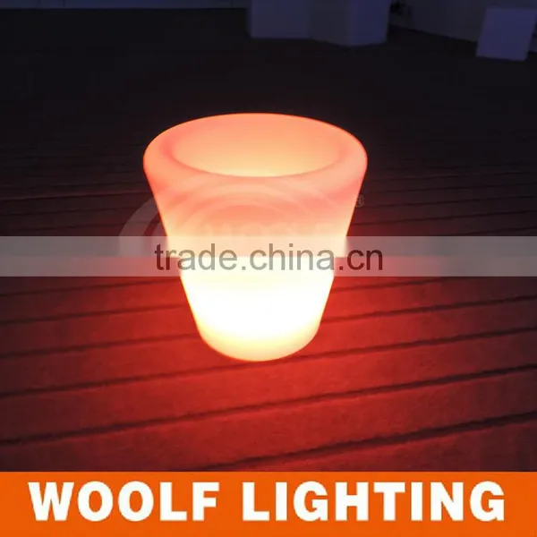 Plastic Rechargeable Remote Color Changing LED Ice Bucket Wine Bucket photo-3