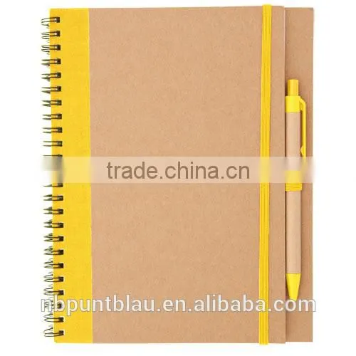 Recycled Cardboard Ecofriendly Block-notes With Ballpen 65pages photo-4