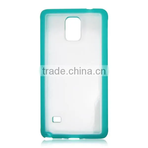 Multicolor Frame Transparent Cover, TPU Protective Phone Case for Samsung Note4 photo-3