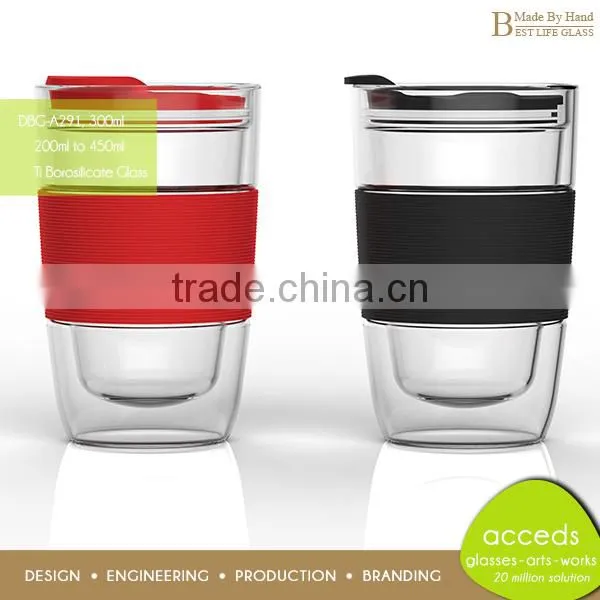 OEM ODM Custom Heat Resistant Borosilicate Double Wall Glass Cup photo-5