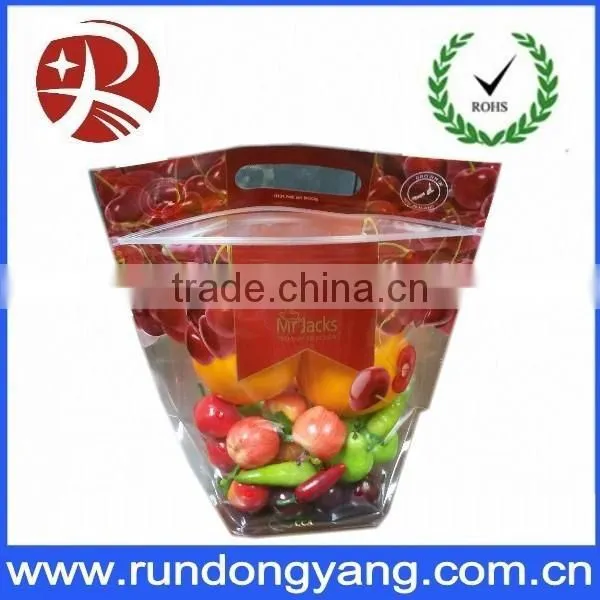 Hot Sale Plastic Stand up Pouch Slider Zip Lock Fruit Packing Bag photo-2