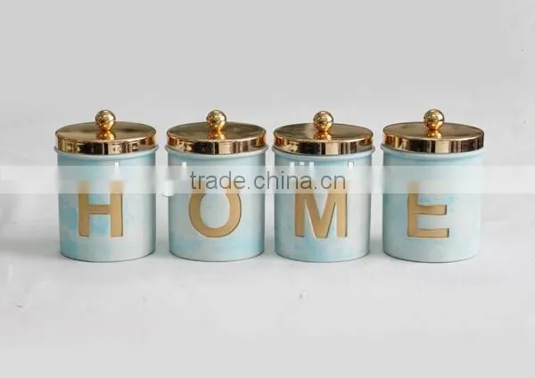 Customized FDA Test Ceramic Cement Spice Container photo-3