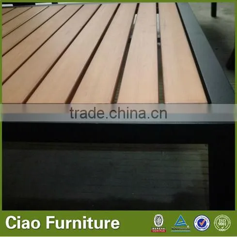 Aluminum Frame High Quality Furniture Garden Sofa Set With Coffee Table photo-3