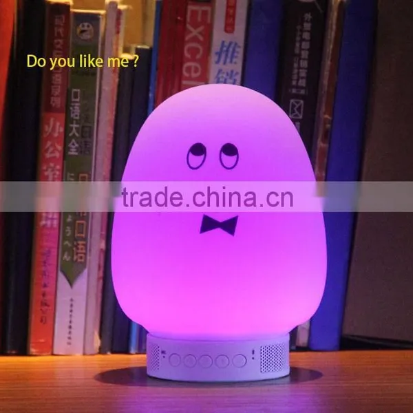 7 Colors Changing Silicone Portable Bluetooth Speaker Light APP Control photo-5