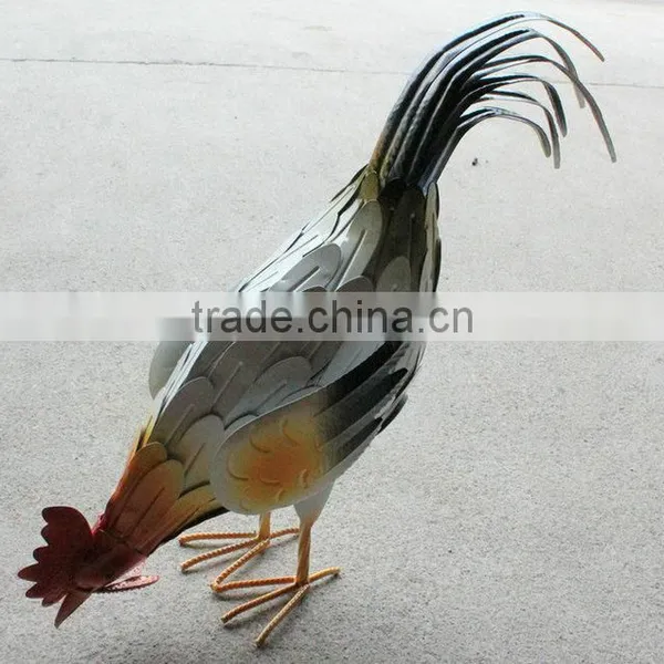 Metal Rooster Outdoor Garden Decor photo-5