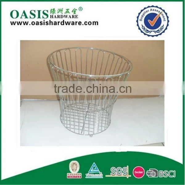Chrome Plate Wire Towel Basket YZ4118C