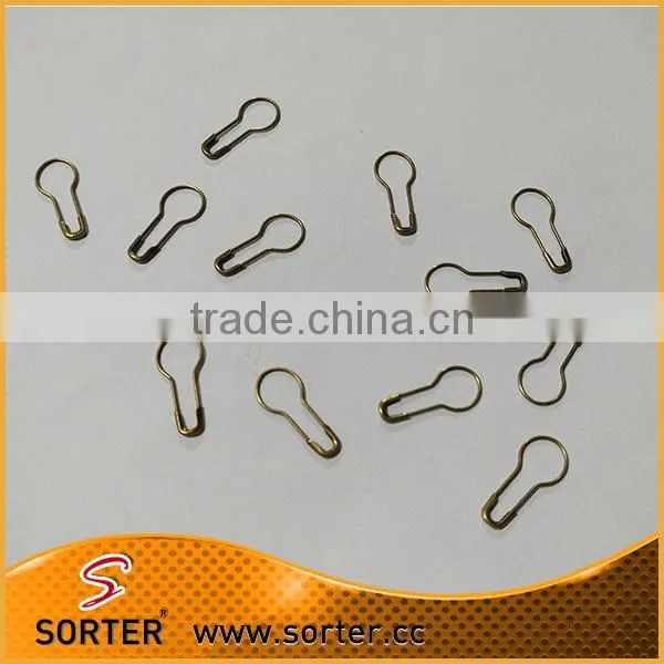 Metal Pins Calabash Gourd Pear Shape Safety Pin photo-4