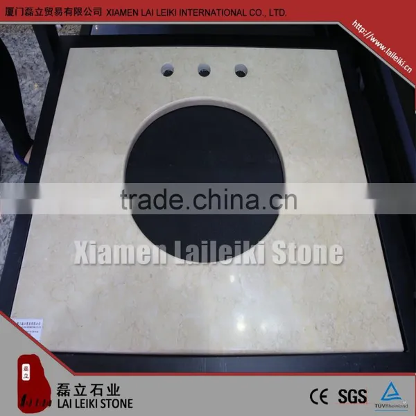 Pre Cut Scratch Resistant High Density Granite Countertops Molded Vanity Tops photo-3
