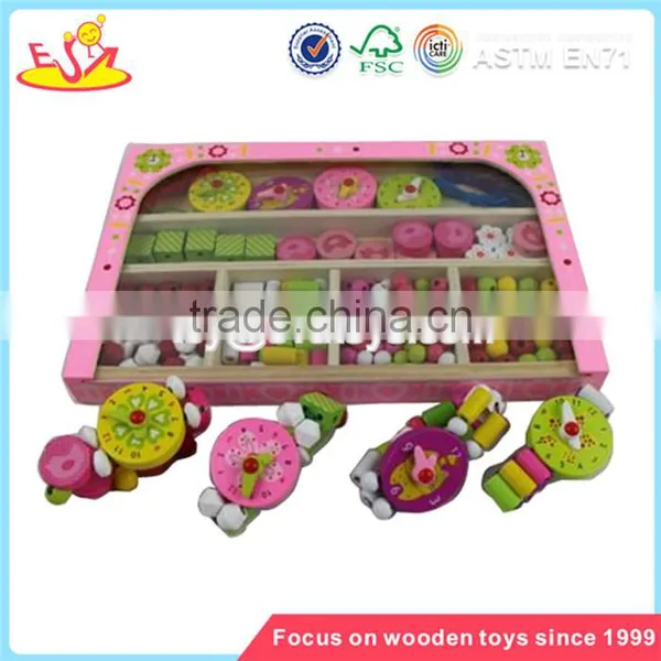 Wholesale Beautiful Wooden Threading Beads Toy Brain Training Wooden Threading Beads Toy W11E002 photo-3