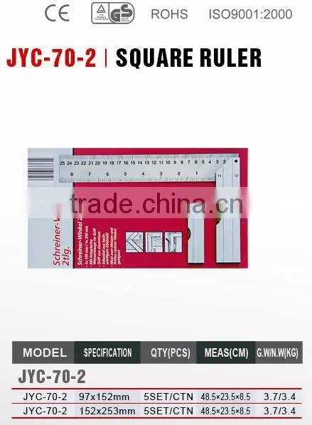 Aluminum Alloy Ruler Accurate Ruler for the Carpenter Square Ruler photo-2