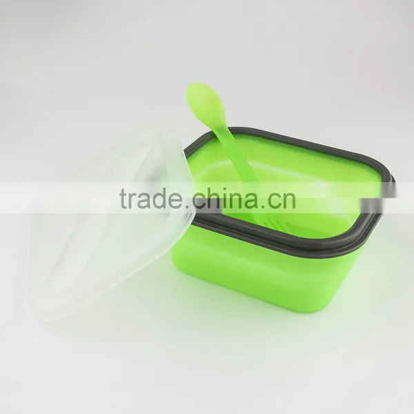 2017 New Food Grade Various Styles Collapsible Silicone Lunch Box/ Bento Box/ Food Container photo-6