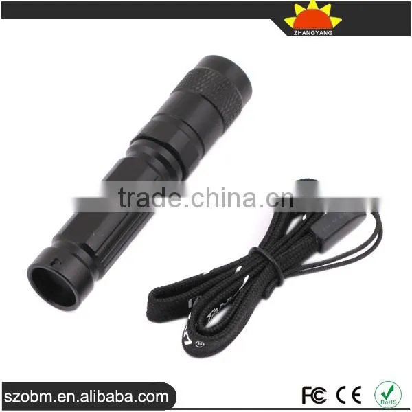 Mini Portable R5 Led Flashlight Type Keychain With AAA Dry Battery photo-5