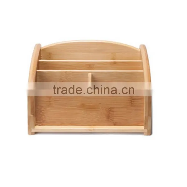 Multifunctional Bamboo Storage Box/mobile Phone Holder/remote Control Stand photo-2