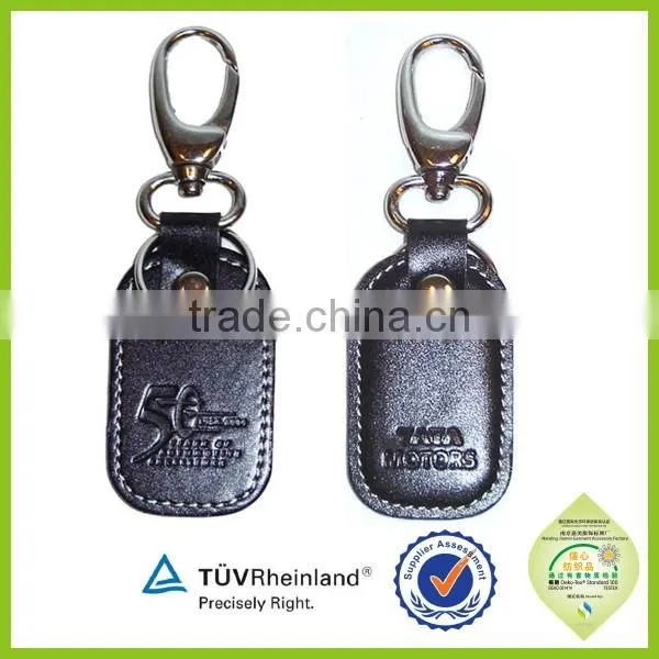Keychain Leather Factory Cheap Custom Made Embossed Animal Leather Keychains photo-5