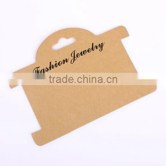 2017 Foldover Card Jewelry Packaging&Display Type Paper Cardboard Folding Display Card With Hot Stamp Logo photo-6