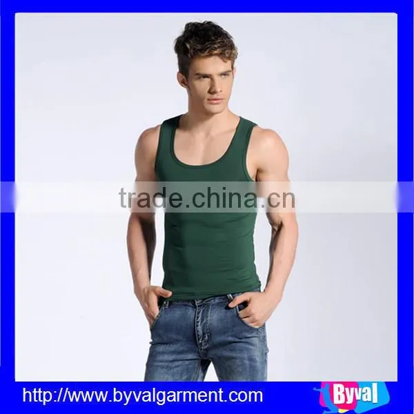 Oem Men Plain Dyed Dry Fit Sleeveless Fitness Shirt photo-3